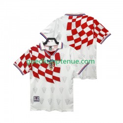 Thuis Retro Tenue van Kroatië Heren 1998 Korte Mouw