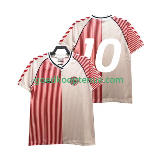 Thuis Retro Tenue van Denemarken 1986 Heren Korte Mouw