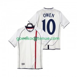 Thuis Retro Tenue van Engeland OWEN 10 Heren 2002 Korte Mouw