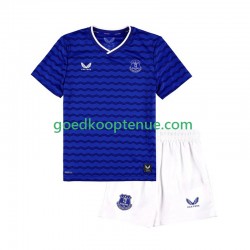 Thuis Tenue van Everton Kind 2-13 jaar 2025-26 Korte Mouw