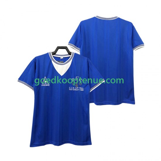 3de Retro Tenue van Everton 1985 Heren Korte Mouw
