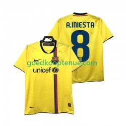 Uit Retro Tenue van FC Barcelona A INIESTA 8 2009 Heren 2008 Korte Mouw