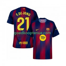 Thuis Tenue van FC Barcelona Frenkie de Jong 21 Heren 2025-26 Korte Mouw