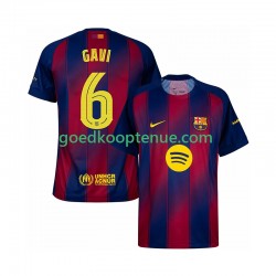 Thuis Tenue van FC Barcelona Gavi 6 Champions League Heren 2025-26 Korte Mouw