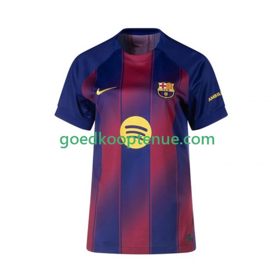 Thuis Tenue van FC Barcelona Dames 2025-26 Korte Mouw