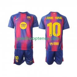 Thuis Tenue van FC Barcelona Lamine Yamal 10 Champions League Kind 2-13 jaar 2025-26 Korte Mouw