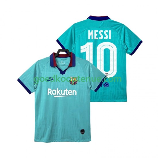 3de Retro Tenue van FC Barcelona Lionel Messi 10 2019 2020 Heren Korte Mouw