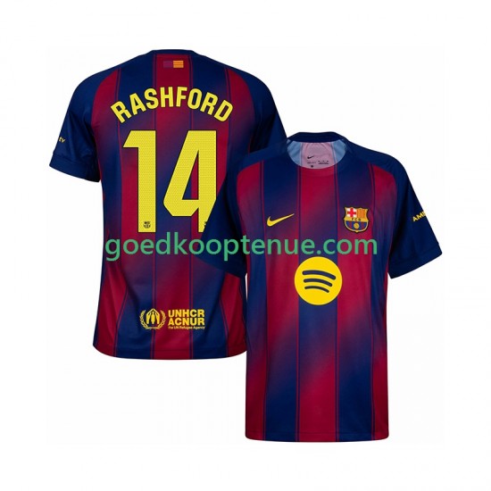 Thuis Tenue van FC Barcelona Marcus Rashford 14 Heren 2025-26 Korte Mouw