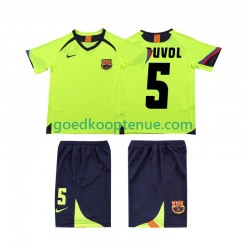 Uit Retro Tenue van FC Barcelona PUVDL 5 2005 Kind 2-13 jaar 2006 Korte Mouw