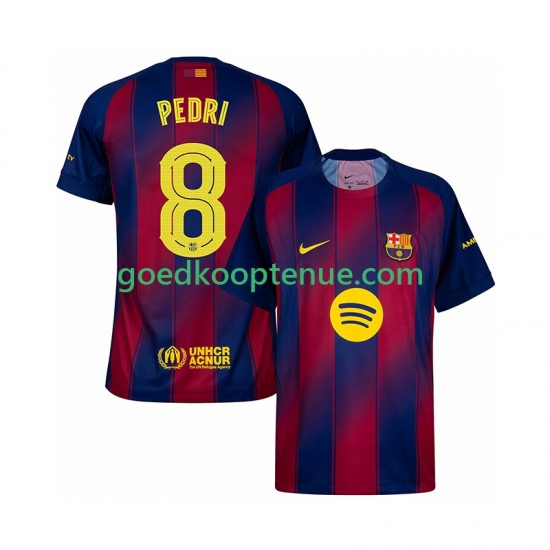 Thuis Tenue van FC Barcelona Pedri 8 Champions League Heren 2025-26 Korte Mouw