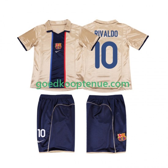 Uit Retro Tenue van FC Barcelona RIVALDO 10 2001 Kind 2-13 jaar 2002 Korte Mouw Uit Retro Tenue van FC Barcelona RIVALDO 10 2001 Kind 2-13 jaar 2002 Korte Mouw