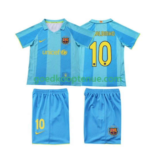 Uit Retro Tenue van FC Barcelona RONALDINHO 10 2007 Kind 2-13 jaar 2008 Korte Mouw Uit Retro Tenue van FC Barcelona RONALDINHO 10 2007 Kind 2-13 jaar 2008 Korte Mouw