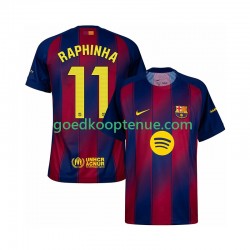 Thuis Tenue van FC Barcelona Raphinha 11 Heren 2025-26 Korte Mouw