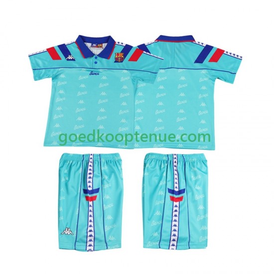 Uit Retro Tenue van FC Barcelona 1992 1995 Kind 2-13 jaar Korte Mouw Uit Retro Tenue van FC Barcelona 1992 1995 Kind 2-13 jaar Korte Mouw