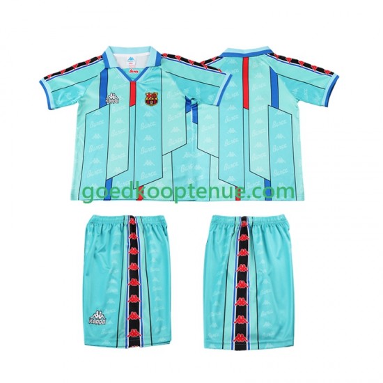Uit Retro Tenue van FC Barcelona 1996 1997 Kind 2-13 jaar Korte Mouw Uit Retro Tenue van FC Barcelona 1996 1997 Kind 2-13 jaar Korte Mouw