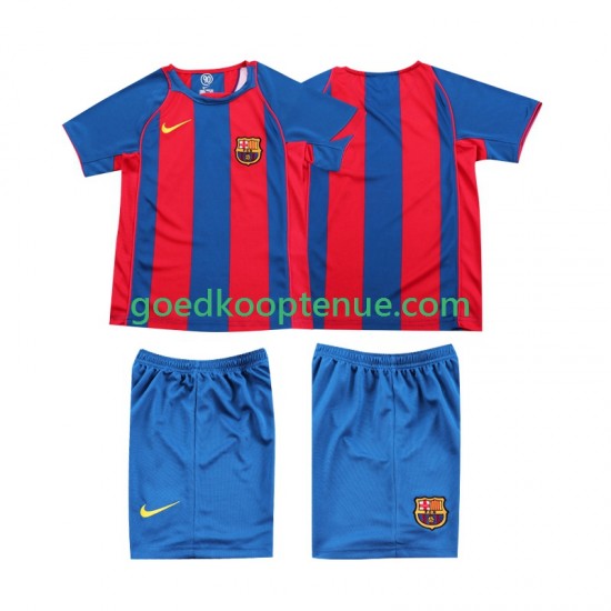 Thuis Retro Tenue van FC Barcelona 2005 Kind 2-13 jaar 2004 Korte Mouw Thuis Retro Tenue van FC Barcelona 2005 Kind 2-13 jaar 2004 Korte Mouw