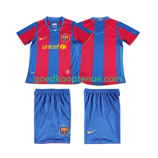 Thuis Retro Tenue van FC Barcelona 2007 Kind 2-13 jaar 2008 Korte Mouw Thuis Retro Tenue van FC Barcelona 2007 Kind 2-13 jaar 2008 Korte Mouw