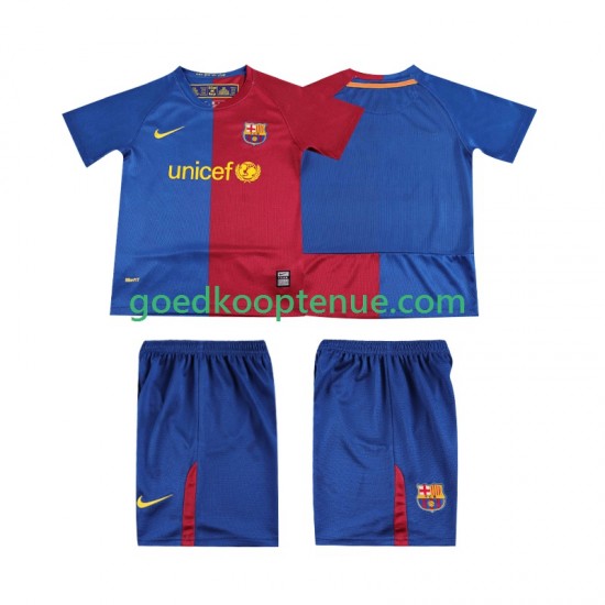 Thuis Retro Tenue van FC Barcelona 2009 Kind 2-13 jaar 2008 Korte Mouw Thuis Retro Tenue van FC Barcelona 2009 Kind 2-13 jaar 2008 Korte Mouw