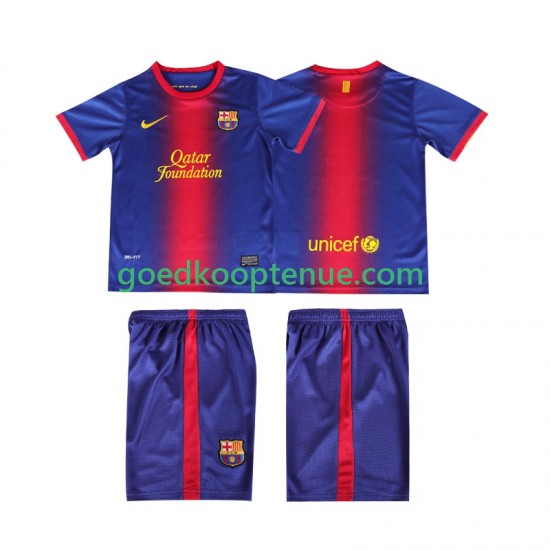 Thuis Retro Tenue van FC Barcelona 2012 2013 Kind 2-13 jaar Korte Mouw Thuis Retro Tenue van FC Barcelona 2012 2013 Kind 2-13 jaar Korte Mouw