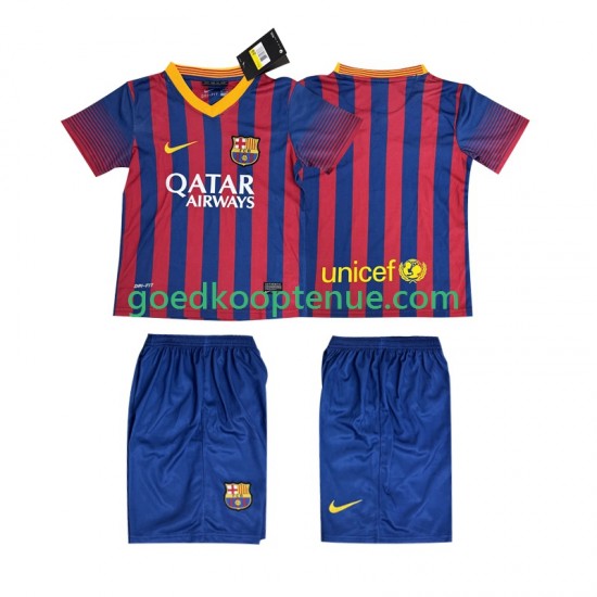 Thuis Retro Tenue van FC Barcelona 2013 2014 Kind 2-13 jaar Korte Mouw Thuis Retro Tenue van FC Barcelona 2013 2014 Kind 2-13 jaar Korte Mouw