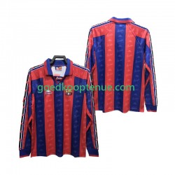 Thuis Retro Tenue van FC Barcelona 1996 1997 Heren Lange Mouw