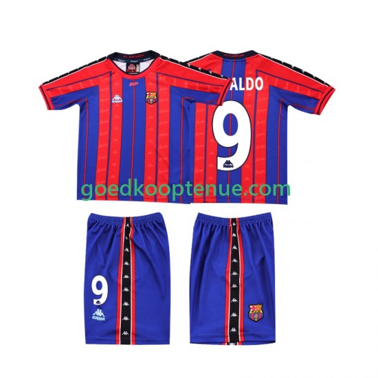 Thuis Retro Tenue van FC Barcelona Ronaldo 9 1997 Kind 2-13 jaar 1998 Korte Mouw Thuis Retro Tenue van FC Barcelona Ronaldo 9 1997 Kind 2-13 jaar 1998 Korte Mouw