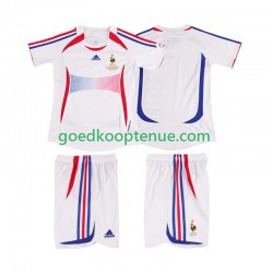 Uit Retro Tenue van Frankrijk Kind 2-13 jaar 2006 Korte Mouw
