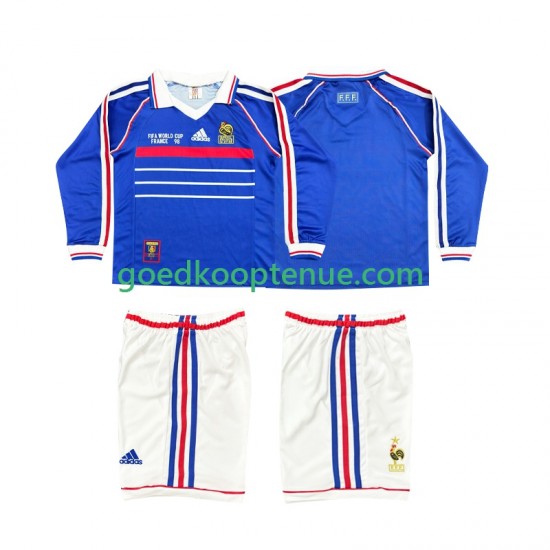 Thuis Retro Tenue van Frankrijk Kind 2-13 jaar 1998 Lange Mouw Thuis Retro Tenue van Frankrijk Kind 2-13 jaar 1998 Lange Mouw