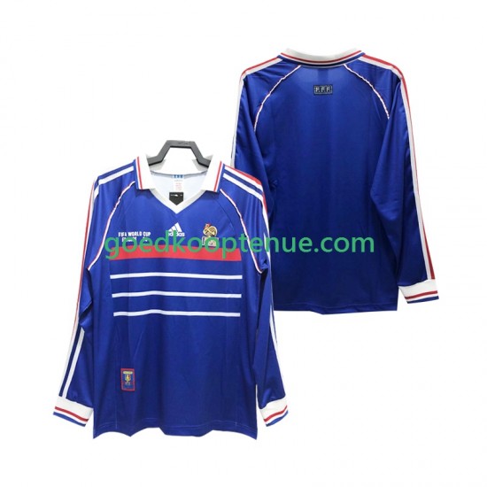 Thuis Retro Tenue van Frankrijk Heren 1998 Lange Mouw