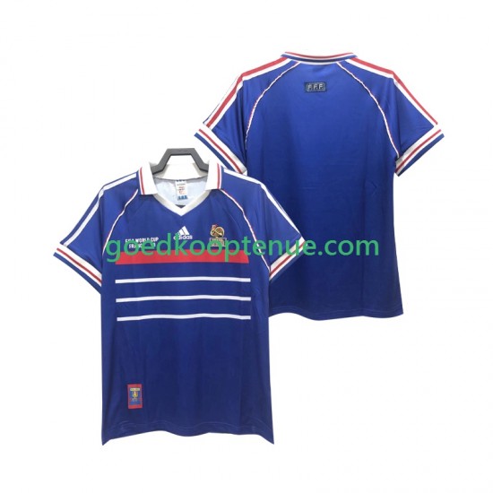 Thuis Retro Tenue van Frankrijk Heren 1998 Korte Mouw