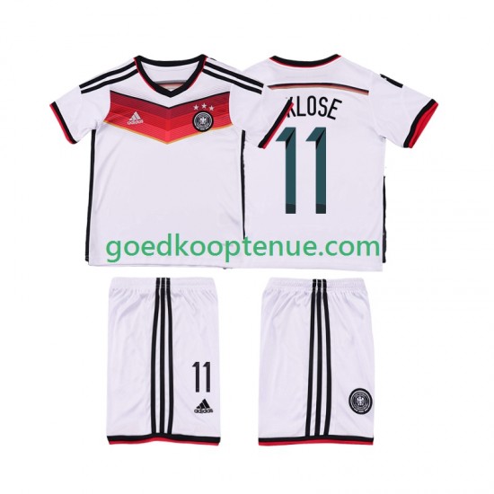 Thuis Retro Tenue van Duitsland KLOSE 11 2014 Kind 2-13 jaar Korte Mouw Thuis Retro Tenue van Duitsland KLOSE 11 2014 Kind 2-13 jaar Korte Mouw