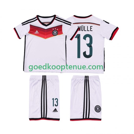 Thuis Retro Tenue van Duitsland MULLER 13 2014 Kind 2-13 jaar Korte Mouw Thuis Retro Tenue van Duitsland MULLER 13 2014 Kind 2-13 jaar Korte Mouw