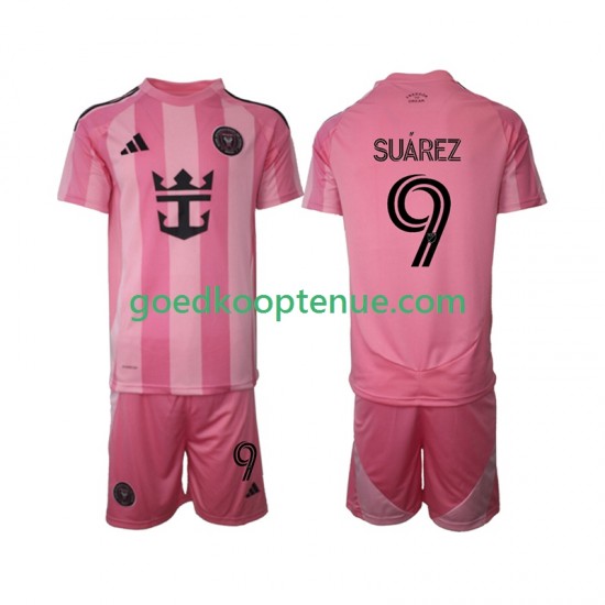 Thuis Tenue van Inter Miami Luis Suarez 9 Kind 2-13 jaar 2025 Korte Mouw Thuis Tenue van Inter Miami Luis Suarez 9 Kind 2-13 jaar 2025 Korte Mouw