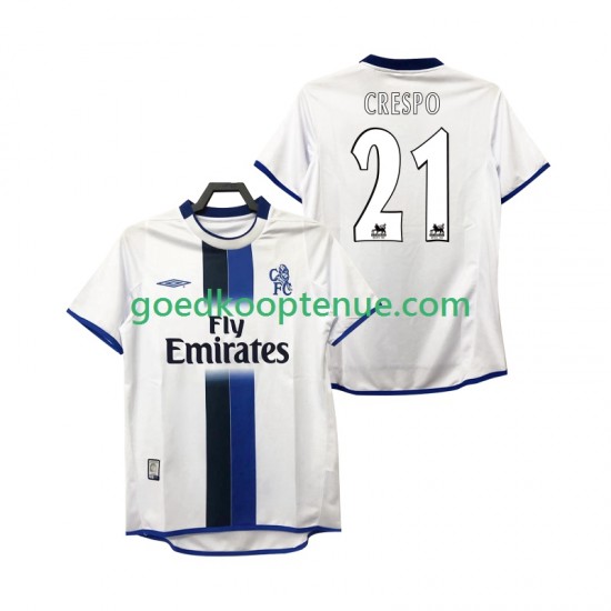 Uit Retro Tenue van Inter Milan CRESPO 21 2003 Heren 2004 Korte Mouw Uit Retro Tenue van Inter Milan CRESPO 21 2003 Heren 2004 Korte Mouw