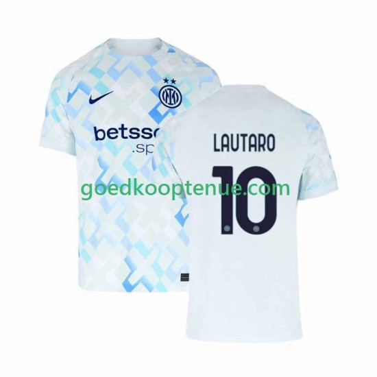 Uit Tenue van Inter Milan Lautaro Martinez 10 Heren 2025-26 Korte Mouw