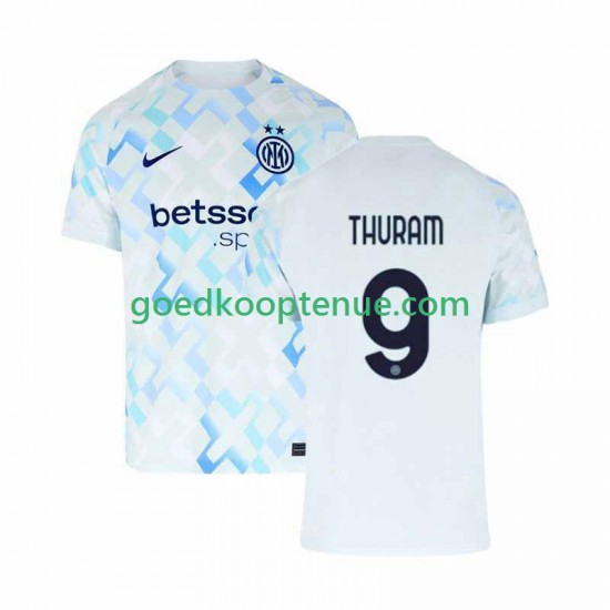 Uit Tenue van Inter Milan Marcus Thuram 9 Heren 2025-26 Korte Mouw