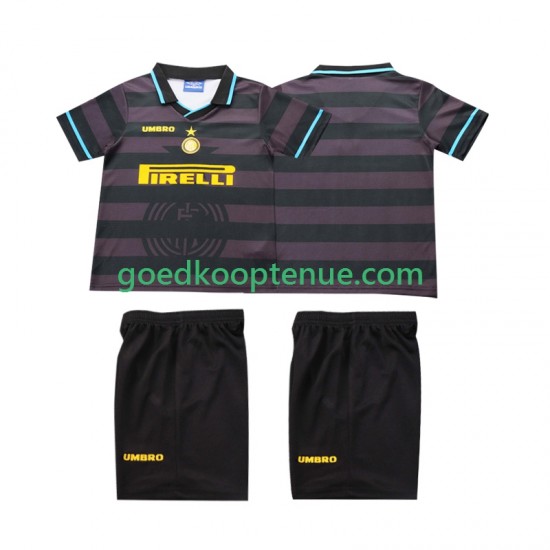 3de Retro Tenue van Inter Milan 1997 Kind 2-13 jaar 1998 Korte Mouw 3de Retro Tenue van Inter Milan 1997 Kind 2-13 jaar 1998 Korte Mouw