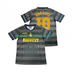3de Retro Tenue van Inter Milan Ronaldo 10 1997 Heren 1998 Korte Mouw