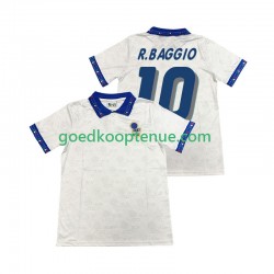 Uit Retro Tenue van Italië Roberto Baggio 10 Heren 1994 Korte Mouw