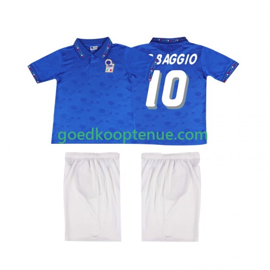 Thuis Retro Tenue van Italië Roberto Baggio 10 Kind 2-13 jaar 1994 Korte Mouw Thuis Retro Tenue van Italië Roberto Baggio 10 Kind 2-13 jaar 1994 Korte Mouw