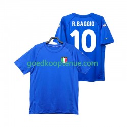 Thuis Retro Tenue van Italië Roberto Baggio 10 2000 Heren Korte Mouw