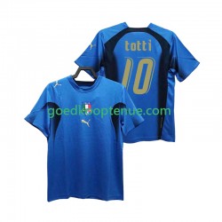 Thuis Retro Tenue van Italië Totti 20 Heren 2006 Korte Mouw