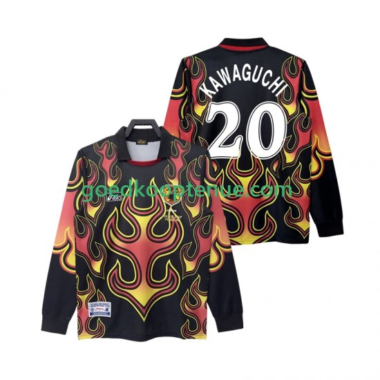 Thuis Retro Tenue van Japan Keepersshirt KAWAGUGHI 20 Heren 1998 Lange Mouw
