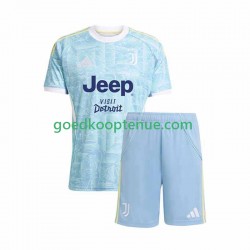 Uit Tenue van Juventus Kind 2-13 jaar 2025-26 Korte Mouw