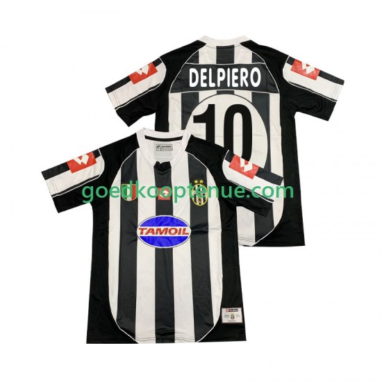 Thuis Retro Tenue van Juventus DEL PIERO 10 2003 Heren 2002 Korte Mouw
