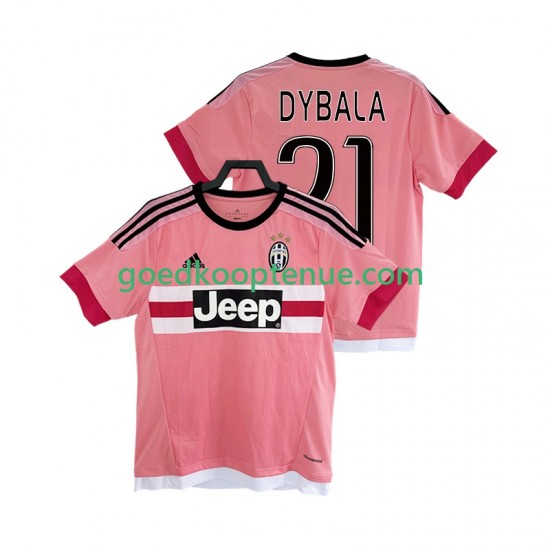 Uit Retro Tenue van Juventus DYBALA 21 2016 2017 Heren Korte Mouw