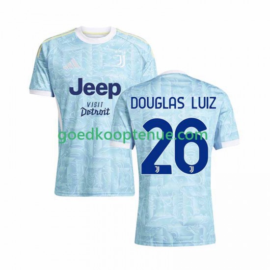 Uit Tenue van Juventus Douglas Luiz 26 Heren 2025-26 Korte Mouw