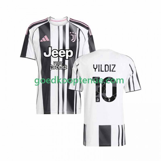 Thuis Tenue van Juventus Kenan Yildiz 10 Heren 2025-26 Korte Mouw