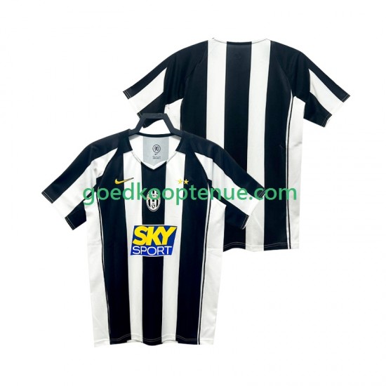 Thuis Retro Tenue van Juventus 2005 Heren 2004 Korte Mouw