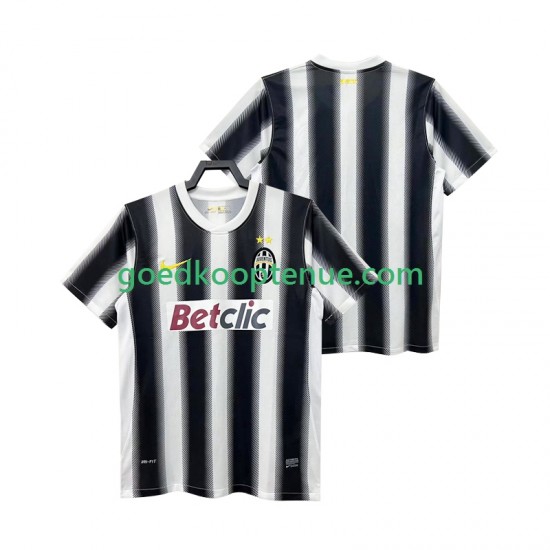 Thuis Retro Tenue van Juventus 2012 Heren 2011 Korte Mouw